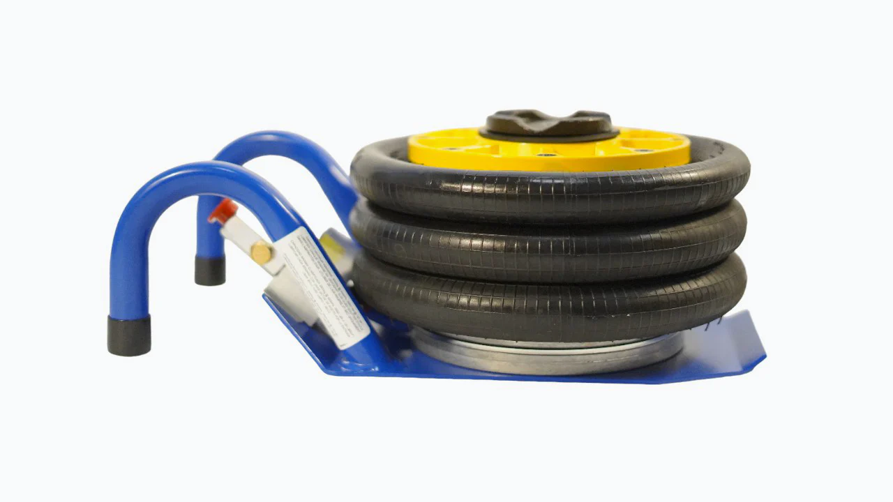 Selson HBN3 2.5 tonne hand-held air jack with three-bag design for workshops and mobile mechanics